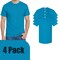 Gildan Sapphire Crewneck Heavy Cotton T-Shirt Bundle for Cricut, Unisex Short Sleeve Blanks for DIY Printing